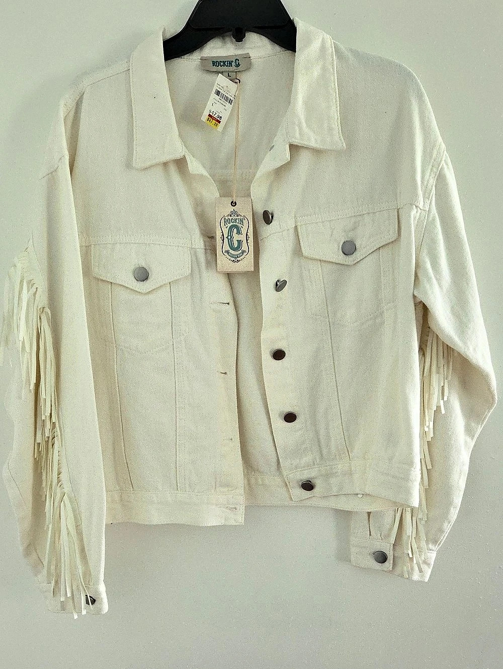 Rockin C Fringed Jean Jacket